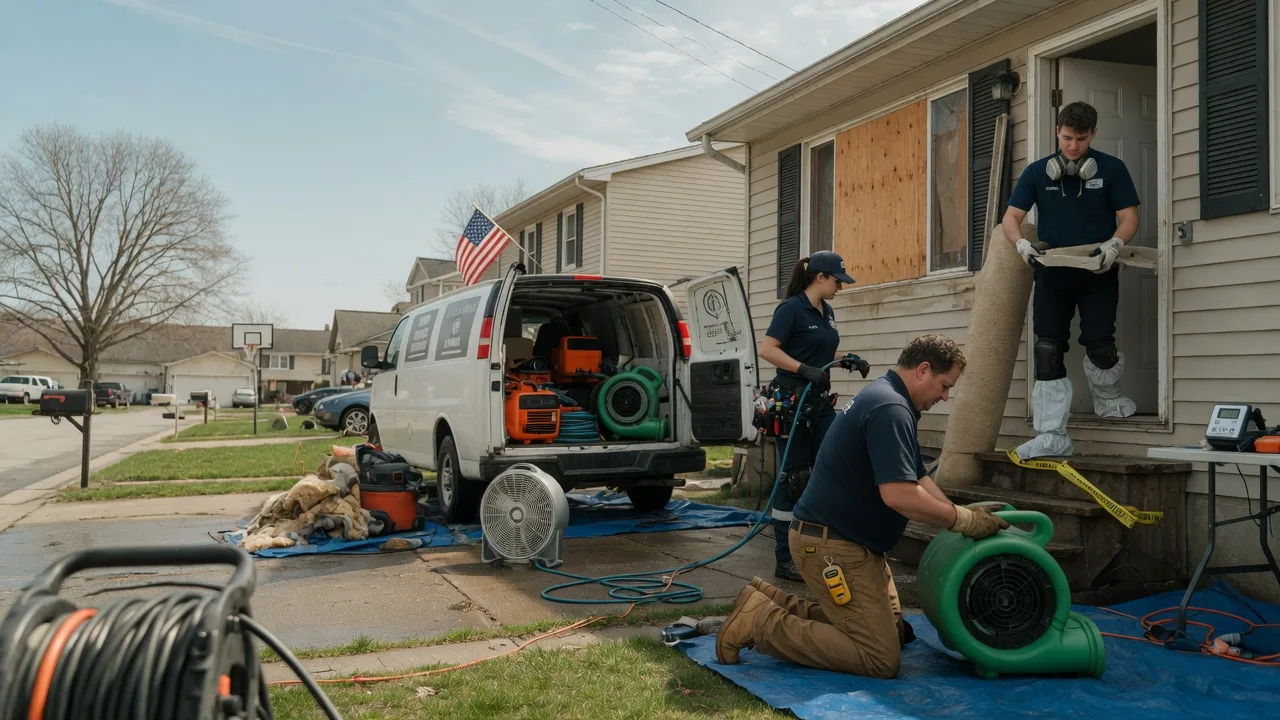 Water Damage Restoration in Danville, KS near me